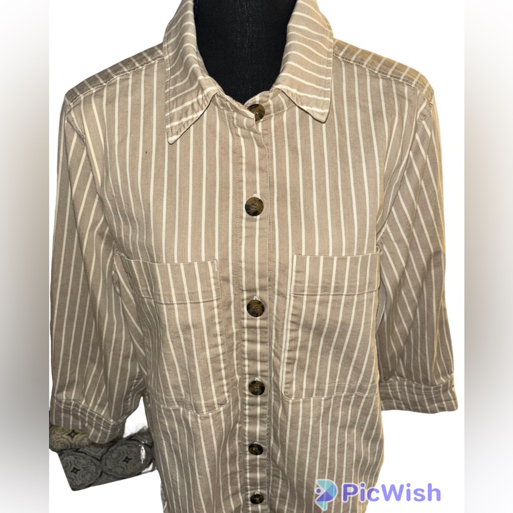 Bogner Iris Button Down Top Size L - image 2